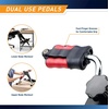 image:imageMARCYMarcy Magnetic Resistance Folding Exercise Bike with Transport Wheels  NS653BlackSilver