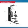 image:imageMarcy 150lb Stack Home Gym with Pulley Arm and Leg Developer Multifunctional Workout Station for Weightlifting and BodybuildingMWM8147