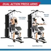 image:imageMarcy 150lb Stack Home Gym with Pulley Arm and Leg Developer Multifunctional Workout Station for Weightlifting and BodybuildingMWM8147