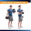 image:imageMarcy 40 lbs Adjustable Dumbbell Set with Collars for Home Gym Bodybuilding Weight Training Strength TrainingBLACK