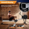 image:imageMarcy Air Resistance Rowing Machine with Transport Wheels10 Levels  BlackGrey