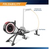 image:imageMarcy Air Resistance Rowing Machine with Transport Wheels8 Levels  BlackRed