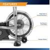 image:imageMarcy AirResistance Exercise Fan Bike With Dual Acction HandlebarsDual Action Black  AIR1