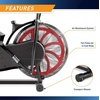 image:imageMarcy AirResistance Exercise Fan Bike With Dual Acction HandlebarsDual Action Red  NS1000