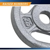 image:imageMarcy Classic 1 Cast Iron Standard Grip Plates for Strength Training and WeightliftingA 25lbSingle