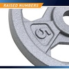 image:imageMarcy Classic 1 Cast Iron Standard Grip Plates for Strength Training and WeightliftingB 5lbSingle