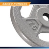 image:imageMarcy Classic 1 Cast Iron Standard Grip Plates for Strength Training and WeightliftingC 75lbSingle