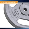 image:imageMarcy Classic 1 Cast Iron Standard Grip Plates for Strength Training and WeightliftingE 25lbSingle