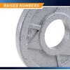 image:imageMarcy Classic 2 Cast Iron Olympic Grip Plates for Strength Training and WeightliftingA 25lbSingle