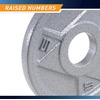 image:imageMarcy Classic 2 Cast Iron Olympic Grip Plates for Strength Training and WeightliftingB 5lbSingle
