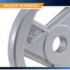 image:imageMarcy Classic 2 Cast Iron Olympic Grip Plates for Strength Training and WeightliftingD 25lbSingle