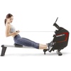 image:imageMarcy Compact 8Level Adjustable Magnetic Resistance Rowing Machine with Transport WheelsFoldable  Black