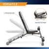 image:imageMarcy Deluxe Foldable Utility Bench Gym Equipment  SB10100  Black