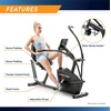 image:imageMarcy Dual Action Cross Training Recumbent Exercise Bike with Arm Exercisers Gym Equipment for Work from Home Fitness Black JX7301