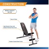 image:imageMarcy Exercise Utility Bench for Upright Incline Decline and Flat Exercise SB261W  Black  4200 x 1900 x 5100 inches