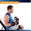 image:imageMarcy Exercise Utility Bench for Upright Incline Decline and Flat Exercise SB261W  Black  4200 x 1900 x 5100 inches