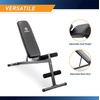 image:imageMarcy Exercise Utility Bench for Upright Incline Decline and Flat Exercise SB261W  Black  4200 x 1900 x 5100 inches