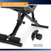 image:imageMarcy Foldable Adjustable Utility Weight Bench Strength Training Home Gym for Full Body WorkoutBlack  Assembly Free