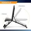 image:imageMarcy Foldable Adjustable Utility Weight Bench Strength Training Home Gym for Full Body WorkoutBlack  Assembly Free