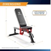 image:imageMarcy Foldable Standard Weight Benches Adjustable Strength Training Benches for Full Body WorkoutAdjustable Utility Bench