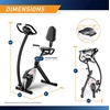 image:imageMarcy Foldable Upright Exercise Bike with Adjustable Resistance for Cardio Workout amp Strength Training  Multiple Styles AvailableRecumbent Black