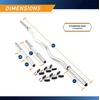image:imageMarcy Hollow Curl Bar and Dumbbell Handle Set with Spring Collars1 inch Diameter
