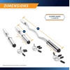 image:imageMarcy Hollow Curl Bar and Dumbbell Handle Set with Spring Collars2 inch Diameter