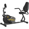 image:imageMarcy Magnetic Recumbent Bike with Adjustable Resistance and Transport Wheels NS716RBlackGrey