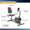 image:imageMarcy Magnetic Recumbent Exercise Bike For Home and Home Gym With Digital Monitor And Quick Adjustable Seat NS1206R