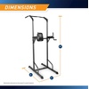 image:imageMarcy MultiFunctional Power Tower Home Gym for Strength TrainingsVKR Home Gym  Black