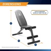 image:imageMarcy MultiPosition Adjustable Utility Bench for Home Gym Weightlifting and Strength TrainingBlack
