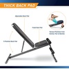 image:imageMarcy MultiPosition Adjustable Utility Bench for Home Gym Weightlifting and Strength TrainingBlackRed