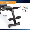 image:imageMarcy MultiPurpose Adjustable Workout Utility Weight Bench for Full Body Upright Incline Decline and Flat Exercise SB228  4200 x 2600 x 4800 inches Black