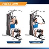 image:imageMarcy Multifunction Steel Home Gym 150lb Weight Stack MachineBlack  MWM989