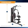 image:imageMarcy Multifunction Steel Home Gym 150lb Weight Stack MachineBlack  MWM989