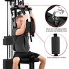 image:imageMarcy Multifunctional Workout Station 100lbs to 200lbs Stack Home Gym for Weightlifting and BodybuildingBlack  100 lbs