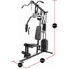 image:imageMarcy Multifunctional Workout Station 100lbs to 200lbs Stack Home Gym for Weightlifting and BodybuildingBlack  100 lbs