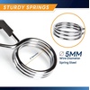 image:imageMarcy Olympic 2Inch amp Standard 1Inch Barbell Spring Clip Collar Pair  Secure Weight Clamps for Safe Weightlifting Powerlifting amp Strength Training2Inch Olympic