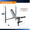 image:imageMarcy Olympic Weight Bench Workout Benches For Home With Leg Developer MWB4491
