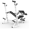 image:imageMarcy Olympic Workout Bench for Home Gym Strength Training Equipment with Preacher Curl Pad and Weight Rack Storage WhiteBlackStandard BW