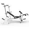 image:imageMarcy Olympic Workout Bench for Home Gym Strength Training Equipment with Preacher Curl Pad and Weight Rack Storage WhiteBlackStandard BW