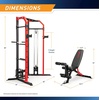image:imageMarcy Power Cage System with Adjustable Weight Bench SM7393