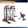 image:imageMarcy Pro Deluxe Smith Cage Home Gym System for Weight Training SM7553