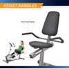 image:imageMarcy Recumbent Exercise Bike with Adjustable Seat and 8 Resistance Levels 300 Pound Capacity NS1201RGrey