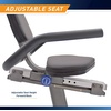 image:imageMarcy Recumbent Exercise Bike with Adjustable Seat and 8 Resistance Levels 300 Pound Capacity NS1201RGrey