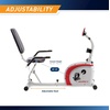 image:imageMarcy Recumbent Exercise Bike with Magnetic Resistance and Pulse Sensor NS908R White 3050 x 1150 x 2150 inches