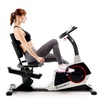 image:imageMarcy Regenerating Recumbent Exercise Bike with Adjustable Seat Pulse Monitor and Transport Wheels ME706