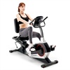 image:imageMarcy Regenerating Recumbent Exercise Bike with Adjustable Seat Pulse Monitor and Transport Wheels ME706