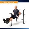 image:imageMarcy Standard Weight Bench with 80lbs to 100 lbs VinylCoated Weight Set for Strength Training Weight Lifting for Personal Home GymBlack  100 lbs