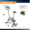image:imageMarcy Stationary Exercise Indoor Bicycle with 8 Magnetic Resistance LevelsGrey